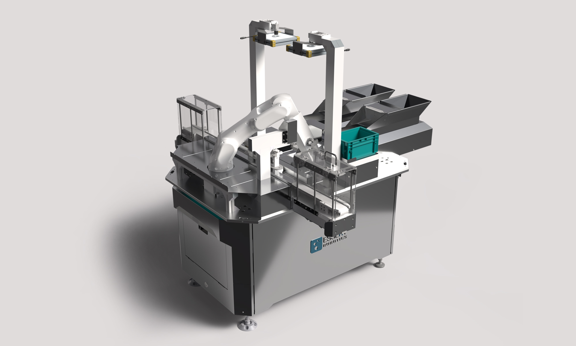 Feeding of attachements by ESSERT Robotics